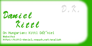 daniel kittl business card